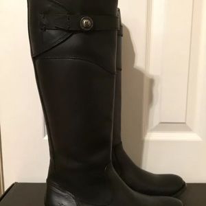 NIB Frye Molly Black Leather Boots